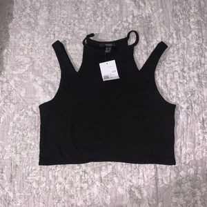 Forever 21 Cutout Cropped Tank Top